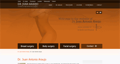Desktop Screenshot of drjuanaraujo.com