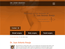 Tablet Screenshot of drjuanaraujo.com